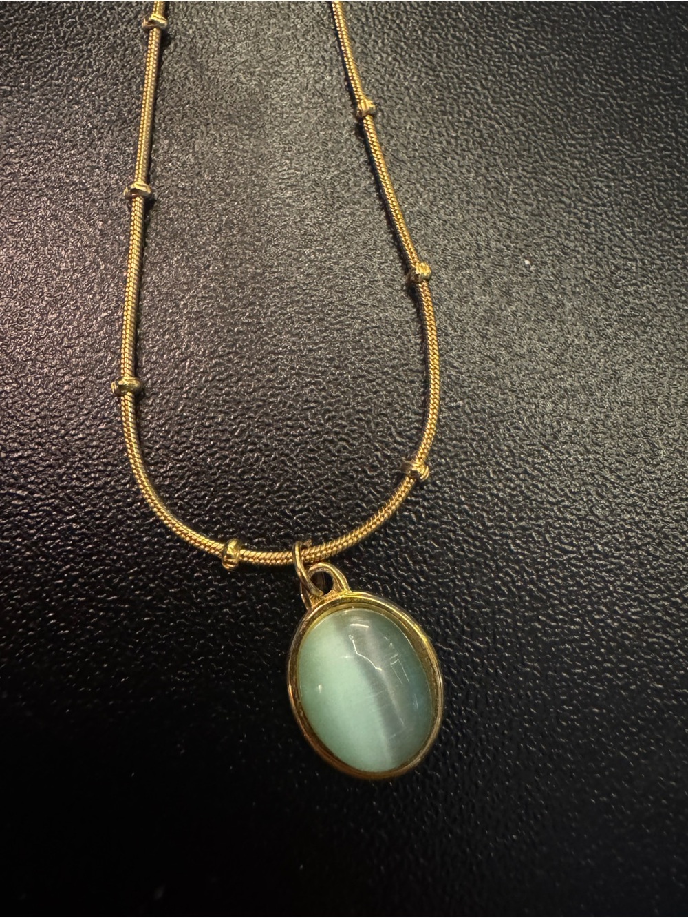 18k gold plated stainless steel necklace